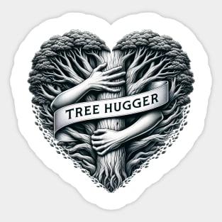 Tree Hugger Sticker